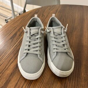 Gray Canvas Sneakers